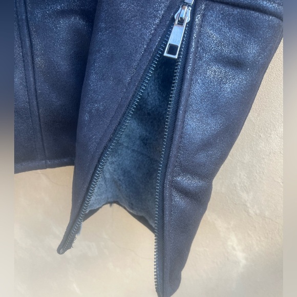 Cache Moto Dressy Faux Jacket size Large - Picture 4 of 13